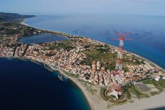 Capo Peloro / Torre Faro con in primo piano il Pilone